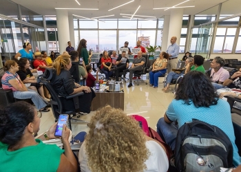 Prefeito Abilio Brunini recebe CADs e representantes do Sintep para reivindicações