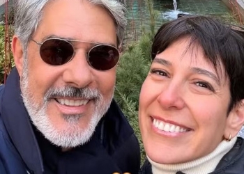 Após deixar jornal, William Bonner curte viagem com a esposa em Nova York: ‘Férias’