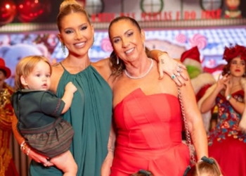 Virginia Fonseca comemora natal com família e amigos em festão: ‘Meu natal’