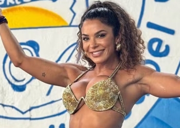 Monique Rizzeto arrasa em ensaio da Vila Isabel no Morro dos Macacos: ‘Maravilhosa’