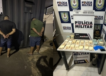 Rotam apreende R$ 78 mil e detém dois jovens por suspeita de estelionato