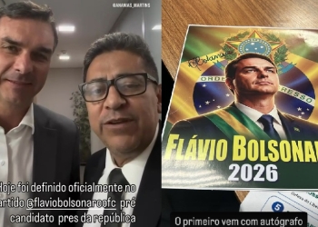 Ananias confirma Flávio Bolsonaro como pré-candidato oficial do PL à Presidência