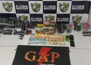 Polícia apreende 397 cigarros eletrônicos e prende vendedor delivery em MT