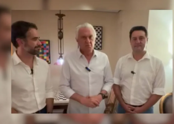 Sem espaço na Federação União-PP, Caiado anuncia filiação ao PSD ao lado de Ratinho Jr. e Eduardo Leite