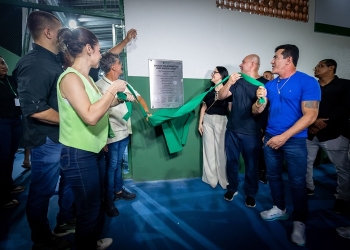 Prefeito Abilio Brunini entrega ginásio revitalizado e reforça compromisso no esporte