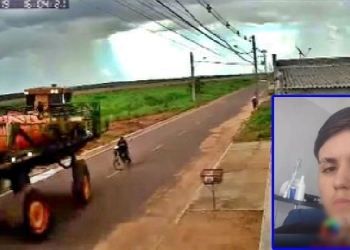 Adolescente morre ao tentar passar com bicicleta elétrica por baixo de pulverizador