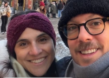 Fábio Porchat curte viagem romântico com Priscila Castello em feriado prolongado