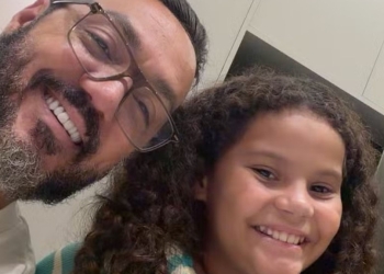 Belo surge em clique raro com a neta Alice e se declara para a menina: ‘Meu amorzinho’