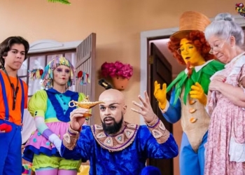 Ex-Chiquitito Mosca, surge irreconhecível em novo personagem: ‘Gênio da Lâmpada’
