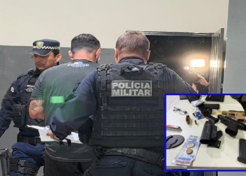 Policial penal embriagado oferece arma a frentista, faz disparos e é preso após perseguição