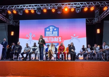 Cerimônia de abertura dos Jogos dos Estudantes Militares reúne mais de 900 alunos em Sinop