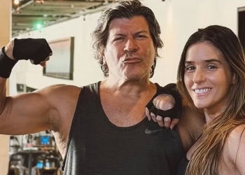Paulo Ricardo e a esposa mostram rotina de treinos juntos: ‘Sempre damos um jeito’