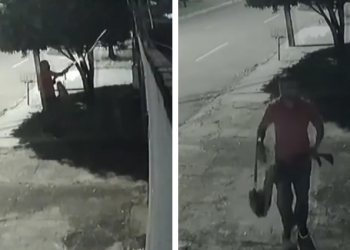 Bombeiro tenta matar atual da ex, mas atira em casa errada e quase acerta bebê ; vídeo