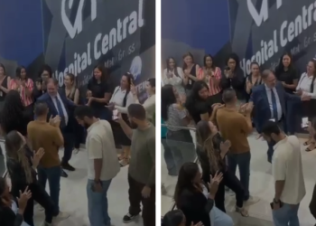 Despedida emocionante