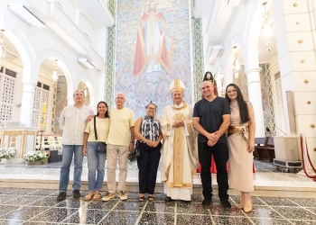 Prefeito acompanha celebração religiosa dentro da programação dos 307 anos de Cuiabá