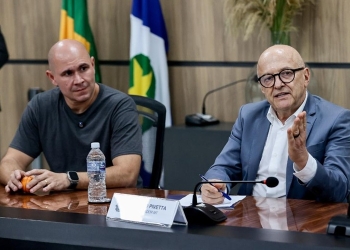 Pivetta e Abilio se reúnem em busca de solução para segurança e habitação em Cuiabá
