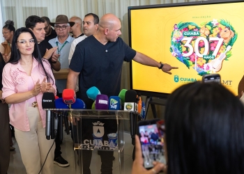 Abilio lança programação dos 307 anos de Cuiabá e anuncia investimento de R$ 107 milhões