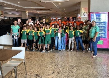 Bombeiros e shopping de VG proporcionam dia de diversão para crianças atendidas por projetos sociais