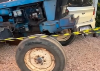 Agricultor morre atropelado durante manutenção de trator agrícola
