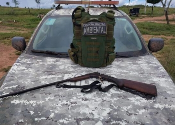 Operação prende dois homens e apreende máquinas em garimpo ilegal