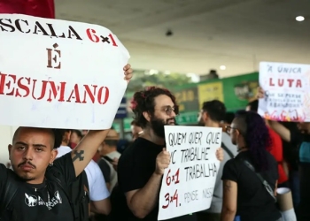 Fim da escala 6×1 é principal bandeira nos atos do 1° de Maio no país