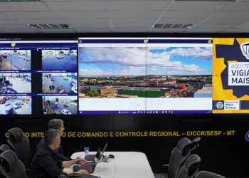 Vigia Mais MT soma 2.760 câmeras em Cuiabá e auxilia policiais a recuperar 107 veículos
