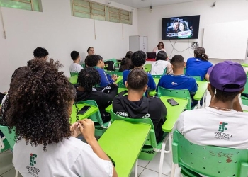 Sema apresenta sessão “Cine Ambiente” para alunos do IFMT Bela Vista, em Cuiabá