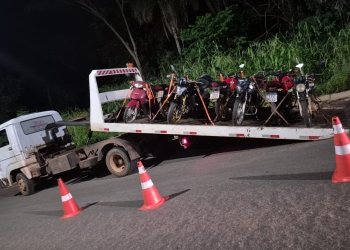 Operação remove 17 motos com escapamento irregular em Várzea Grande; veja vídeos