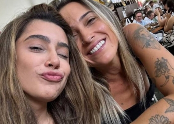 Lauana Prado aproveita férias em Orlando para preparar enxoval do primeiro filho