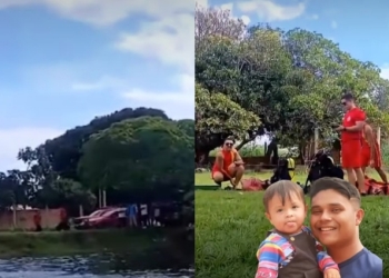 Corpos de pai e filho de 2 anos são encontrados após canoa virar no Rio Araguaia
