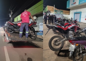 Motorista embriagado é preso e 18 moto são apreendidas durante operação da Guarda Municipal