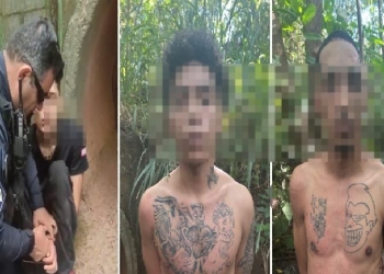 Homem é salvo de possível “tribunal do crime” em área de mata; veja vídeo