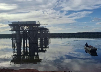 Governo de MT investe R$ 43 milhões em nova ponte de 561 metros sobre o Rio Teles Pires em Itaúba