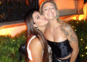 Tati Dias celebra 36 anos e ganha declaração apaixonada de Lauana Prado