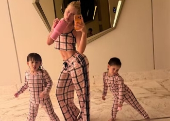Virginia Fonseca curte noite com as filhas e combinam pijamas: ‘Noite das garotas’