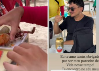 Cabeleireiro de VG morre após reação alérgica ao comer caranguejo em praia de AL