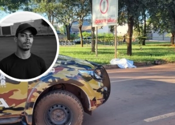 Motociclista morre após perder controle ao tentar evitar caminhão em rotatória
