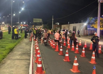 Operação Lei Seca prende sete pessoas e remove 71 motos em Cuiabá