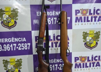 Suspeito de violência doméstica é preso em flagrante com arsenal
