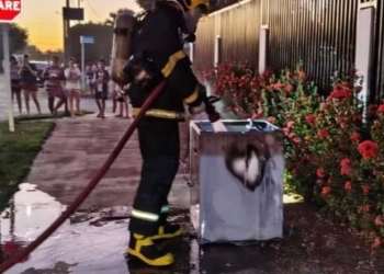 Máquina de lavar pega fogo e provoca incêndio em apartamento