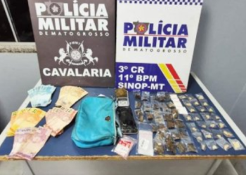 Mulher tenta esconder drogas no quintal do vizinho, mas acaba presa em Sinop