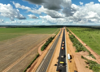 Duplicação da BR-163 avança com oito frentes de trabalho: 96 km estão em andamento