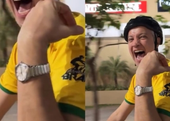 Após ser alvo da PF, Faissal brinca durante pedal: “que horas são no meu Rolex?”