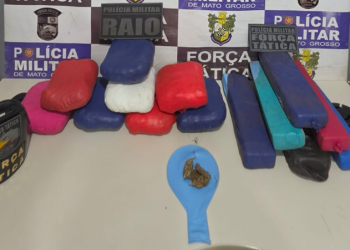 Garota de 18 anos é detida em flagrante por transportar 11 quilos de drogas em carro de aplicativo