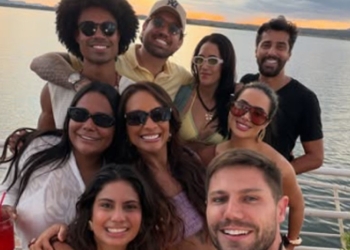 Ex-BBBs e famosos participam de jantar oficial antes do São João da Thay: ‘Alegria’