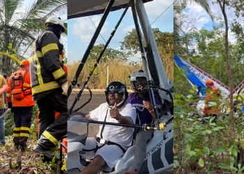 Piloto de ultraleve é encontrado morto após queda de aeronave em área de mata