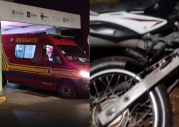 Adolescente morre após perder controle de moto e bater em poste