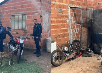 Guarda recupera peças de motocicleta furtada e encontra possível desmanche em VG