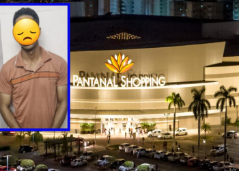Foragido por estupro de vulnerável é preso após ser reconhecido por câmeras em shopping de Cuiabá