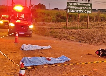 Dois homens morrem após grave acidente com motocicleta às margens da BR-163